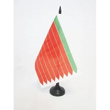 DRAPEAU DE TABLE PROVINCE DE ZAMORA 21x14cm - PETIT DRAPEAUX DE BUREAU ZAMORA EN CASTILLE-ET-LEON 14 x 21 cm
