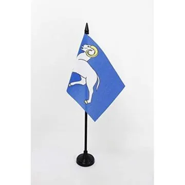 DRAPEAU DE TABLE CORNOUAILLE 15x10cm - PETIT DRAPEAUX DE BUREAU BRO GERNEV EN BRETAGNE 10 x 15 cm