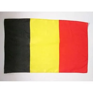 DRAPEAU BELGIQUE 250x150cm - DRAPEAU BELGE 150 x 250 cm Fourreau pour hampe