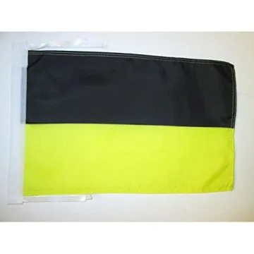 DRAPEAU KACHOUBES DE POLOGNE 45x30cm - PAVILLON CACHOUBE POLONAIS 30 x 45 cm haute qualité