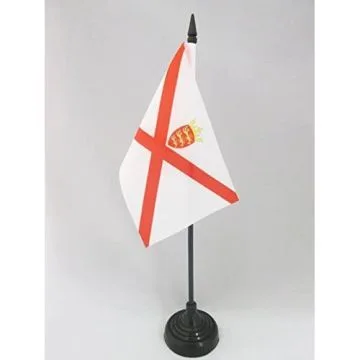 DRAPEAU DE TABLE JERSEY 15x10cm - PETIT DRAPEAUX DE BUREAU ANGLAIS - ROYAUME-UNI 10 x 15 cm