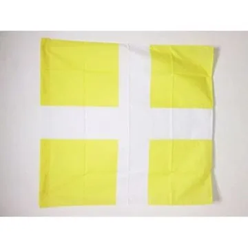 DRAPEAU ORDONNANCE DU RÍ?GIMENT DE NORMANDIE 1615-1793 90x90cm - DRAPEAU INFANTERIE DU ROYAUME DE FRANCE 90 x 90 cm Fourreau pour hampe