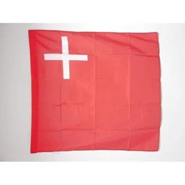 DRAPEAU CANTON DE SCHWYTZ 90x90cm - DRAPEAU SCHWYZ - SZ SUISSE 90 x 90 cm Fourreau pour hampe