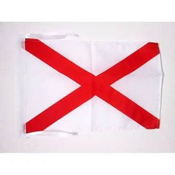 DRAPEAU ALABAMA 45x30cm - PAVILLON ETAT AMÉRICAIN - USA - ETATS-UNIS 30 x 45 cm haute qualité