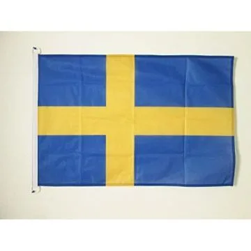 DRAPEAU SUÍ?DE 90x60cm - DRAPEAU SUÍ?DOIS 60 x 90 cm Spécial Extérieur - DRAPEAUX