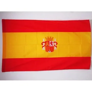 DRAPEAU ESPAGNE NATIONALISTE 1936-1938 150x90cm - DRAPEAU NATIONALISTES ESPAGNOLS 90 x 150 cm Fourreau pour hampe