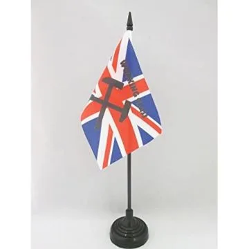 DRAPEAU DE TABLE ROYAUME-UNI WORKING CLASS 15x10cm - PETIT DRAPEAUX DE BUREAU ANGLAIS - UK 10 x 15 cm
