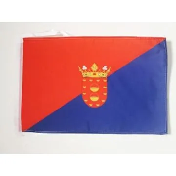 DRAPEAU LANZAROTE 45x30cm - PAVILLON LANCEROTTE - LAS PALMAS - CANARIES 30 x 45 cm haute qualité