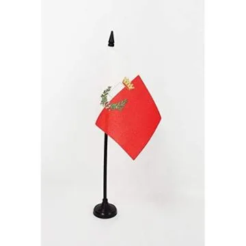 DRAPEAU DE TABLE BARI 15x10cm - PETIT DRAPEAUX DE BUREAU VILLE DE BARI 10 x 15 cm