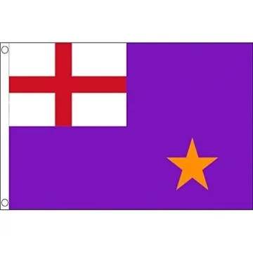 DRAPEAU ROYAUME-UNI ORDRE D\'ORANGE 150x90cm - DRAPEAU DU PURPLE STANDARD 90 x 150 cm - DRAPEAUX