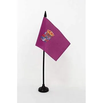 DRAPEAU DE TABLE PROVINCE DE GUADALAJARA 15x10cm - PETIT DRAPEAUX DE BUREAU GUADALAJARA EN CASTILLE-LA-MANCHE 10 x 15 cm