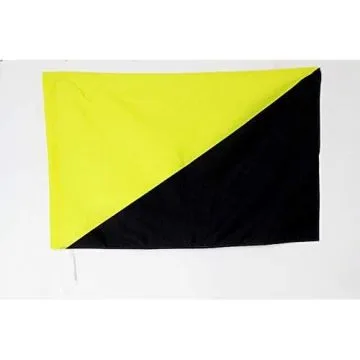 DRAPEAU ANARCHO-CAPITALISME 150x90cm - DRAPEAU LIBERTARIANISME 90 x 150 cm Fourreau pour hampe