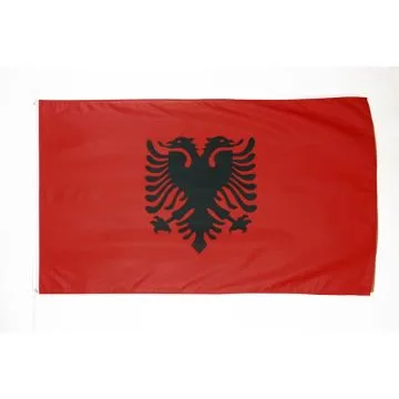 Drapeau Albanie 250x150cm - GRAND Drapeau albanais 150 x 250 cm