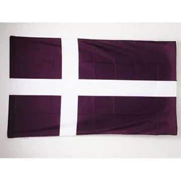 DRAPEAU PROTESTANTISME 150x90cm - DRAPEAU PROTESTANT - RELIGION PROTESTANTE 90 x 150 cm Fourreau pour hampe