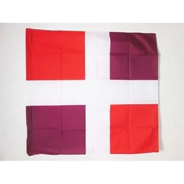 DRAPEAU ORDONNANCE DU RÍ?GIMENT DE GUYENNE 1610-1794 90x90cm - DRAPEAU VAUBÍ?COURT 90 x 90 cm Fourreau pour hampe