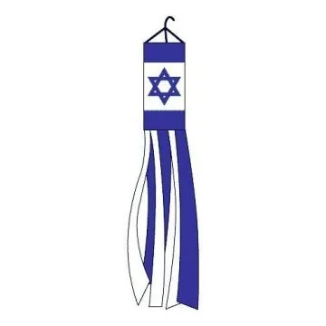 DRAPEAU MANCHE A AIR ISRAËL 150cm - WINDSOCK ISRAÉLIEN 150 cm