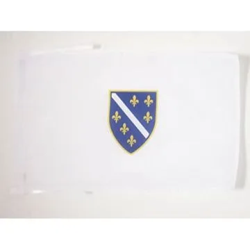 DRAPEAU BOSNIE-HERZÉGOVINE 1992-1998 45x30cm - PAVILLON BOSNIEN ANCIEN 30 x 45 cm haute qualité