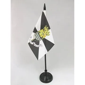DRAPEAU DE TABLE LISBONNE 15x10cm - PETIT DRAPEAUX DE BUREAU VILLE DE LISBOA - PORTUGAL 10 x 15 cm
