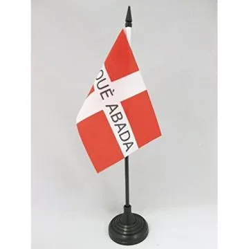 DRAPEAU DE TABLE SAVOIE INDÉPENDANTISTE 15x10cm - PETIT DRAPEAUX DE BUREAU SAVOYARD LIBRE 10 x 15 cm