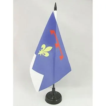 DRAPEAU DE TABLE ALPES-DE-HAUTE-PROVENCE 21x14cm - PETIT DRAPEAUX DE BUREAU DÉPARTEMENT FRANÇAIS - PACA 14 x 21 cm