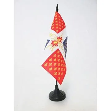 DRAPEAU DE TABLE COMPAGNIES FRANCHES DE LA MARINE 15x15cm - PETIT DRAPEAUX DE BUREAU ROYAUME DE FRANCE 15 x 15 cm