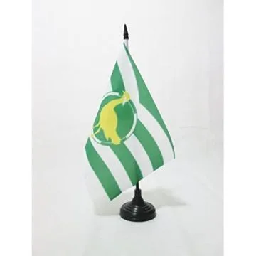 DRAPEAU DE TABLE COMTÍ? DE WILTSHIRE 21x14cm - PETIT DRAPEAUX DE BUREAU COUNTY OF WILTS. - ANGLETERRE 14 x 21 cm