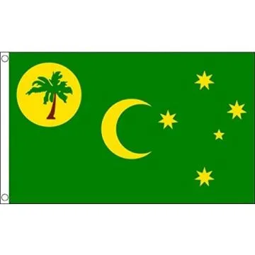 DRAPEAU ÎLES COCOS 150x90cm - DRAPEAU ÎLES KEELING 90 x 150 cm - DRAPEAUX