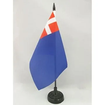 DRAPEAU DE TABLE ROYAUME DE SARDAIGNE 1720-1861 21x14cm - PETIT DRAPEAUX DE BUREAU DE SARDE - PIÉMONT-SARDAIGNE 14 x 21 cm