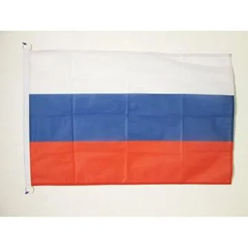 DRAPEAU RUSSIE 90x60cm - DRAPEAU RUSSE 60 x 90 cm Spécial Extérieur - DRAPEAUX