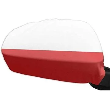 Drapeau rétroviseur POLOGNE Lot de  2 - Drapeaux pour voiture polonais