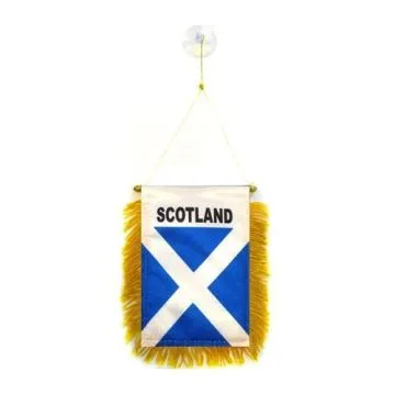 FANION ECOSSE 15x10cm - Mini drapeau ÉCOSSAIS 10 x 15 cm spécial voiture - Bannière