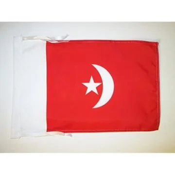 DRAPEAU OUMM AL QAÏWAÏN 45x30cm - PAVILLON UMM AL-QAIWAIN AUX ÉMIRATS ARABES UNIS 30 x 45 cm haute qualité