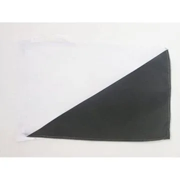 DRAPEAU ANARCHO-PACIFISME 45x30cm - PAVILLON ANARCHISTE - ANARCHISME NON VIOLENT 30 x 45 cm haute qualité