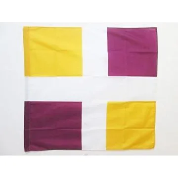 DRAPEAU ORDONNANCE DU RÍ?GIMENT DE FLANDRE 1597-1791 90x90cm - DRAPEAU SAULT 90 x 90 cm Fourreau pour hampe