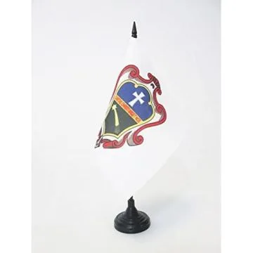 DRAPEAU DE TABLE SOCIÍ?TÍ? DE L\'APOSTOLAT CATHOLIQUE PALLOTTINS 15x15cm - PETIT DRAPEAUX DE BUREAU PIEUSE SOCIÍ?TÍ? DES MISSIONS 15 x 15 cm