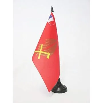 DRAPEAU DE TABLE ROYAUME COUTUMIER Dâ??ALO 21x14cm - PETIT DRAPEAUX DE BUREAU FUTUNA 14 x 21 cm