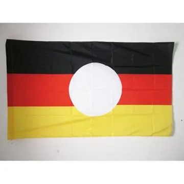 DRAPEAU ALLEMAGNE DE L\'EST SANS EMBLÍ?ME 150x90cm - DRAPEAU ALLEMAND - RDA 90 x 150 cm Fourreau pour hampe