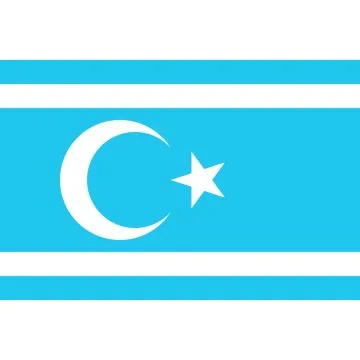 DRAPEAU TURCOMANS D\'IRAK 45x30cm - PAVILLON DES TURKMÈNES IRAKIENS 30 x 45 cm haute qualité