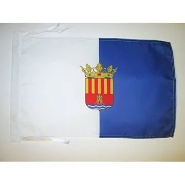 DRAPEAU PROVINCE D?ALICANTE 45x30cm - PAVILLON ALICANTE EN COMMUNAUTÉ VALENCIENNE 30 x 45 cm haute qualité
