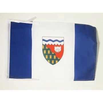 DRAPEAU TERRITOIRES DU NORD-OUEST 45x30cm - PAVILLON CANADIEN - CANADA 30 x 45 cm haute qualité