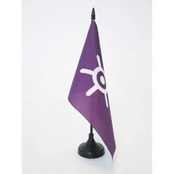 DRAPEAU DE TABLE TOKYO 21x14cm - PETIT DRAPEAUX DE BUREAU VILLE DE TOKYO AU JAPON 14 x 21 cm