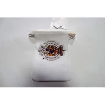 Guirlande 6 mètres 20 Drapeaux Royaume des Deux-Siciles 1816 21x15 cm - Drapeau royal italien 15 x 21 cm