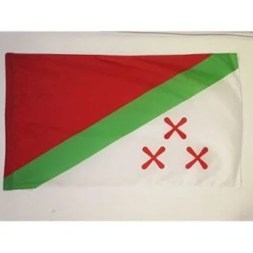 DRAPEAU KATANGA INDÍ?PENDANTISTE 90x60cm - DRAPEAU RÍ?PUBLIQUE DÍ?MOCRATIQUE DU CONGO 60 x 90 cm Fourreau pour hampe