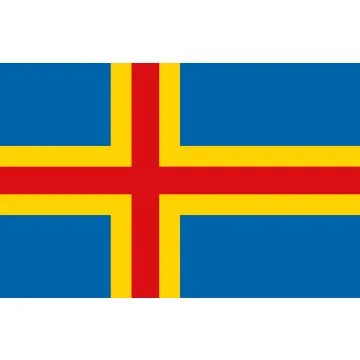 Aland Flag 2' x 3' 100D polyester grommets