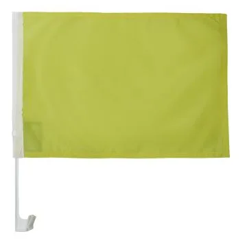 Drapeau de voiture Unicolore Jaune 45x30cm - Carflag de couleur jaune 30 x 45 cm
