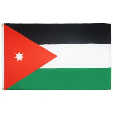 DRAPEAU JORDANIE 250x150cm - GRAND DRAPEAU JORDANIEN 150 x 250 cm