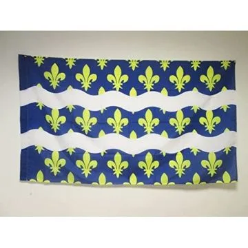 DRAPEAU SEINE-ET-MARNE 90x60cm - DRAPEAU DÍ?PARTEMENT FRANÍ?AIS - Í?LE-DE-FRANCE 60 x 90 cm Fourreau pour hampe