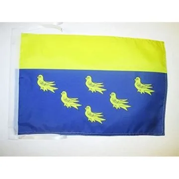DRAPEAU COMTÉ DU SUSSEX DE L\'OUEST 45x30cm - PAVILLON COUNTY OF WEST SUSSEX - ANGLETERRE 30 x 45 cm haute qualité