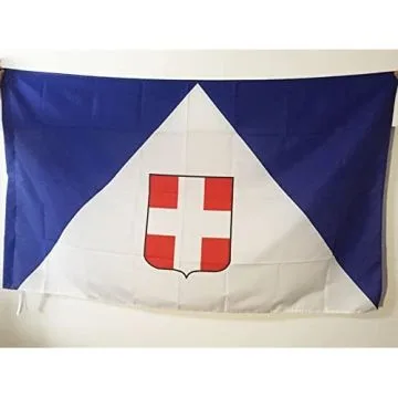 DRAPEAU HAUTE-SAVOIE 150x90cm - DRAPEAU DÍ?PARTEMENT HAUT-SAVOYARD 90 x 150 cm Fourreau pour hampe