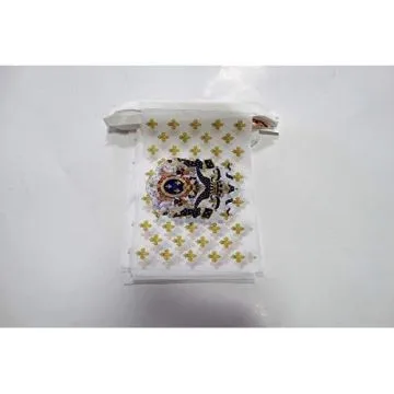 Guirlande 6 mètres 20 Drapeaux Royaume de France Grandes Armes 21x15 cm - Drapeau royaliste français 15 x 21 cm